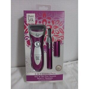 Pure Silk Wet And Dry Foil Shaver With Beauty Trimmer